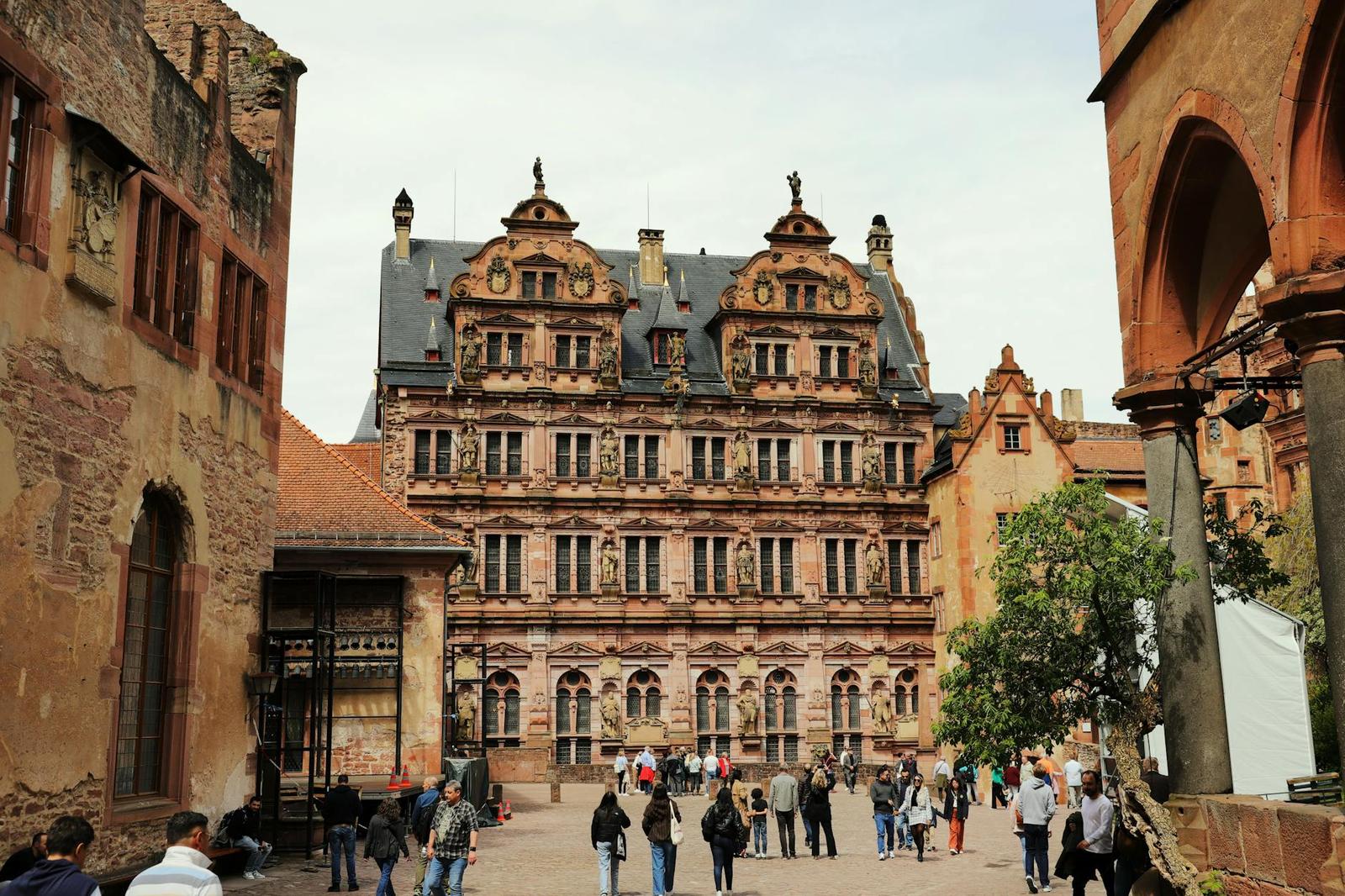 Heidelberg Castle And Old City Guided Tour on day 14, Italy + Switzerland + France + Germany