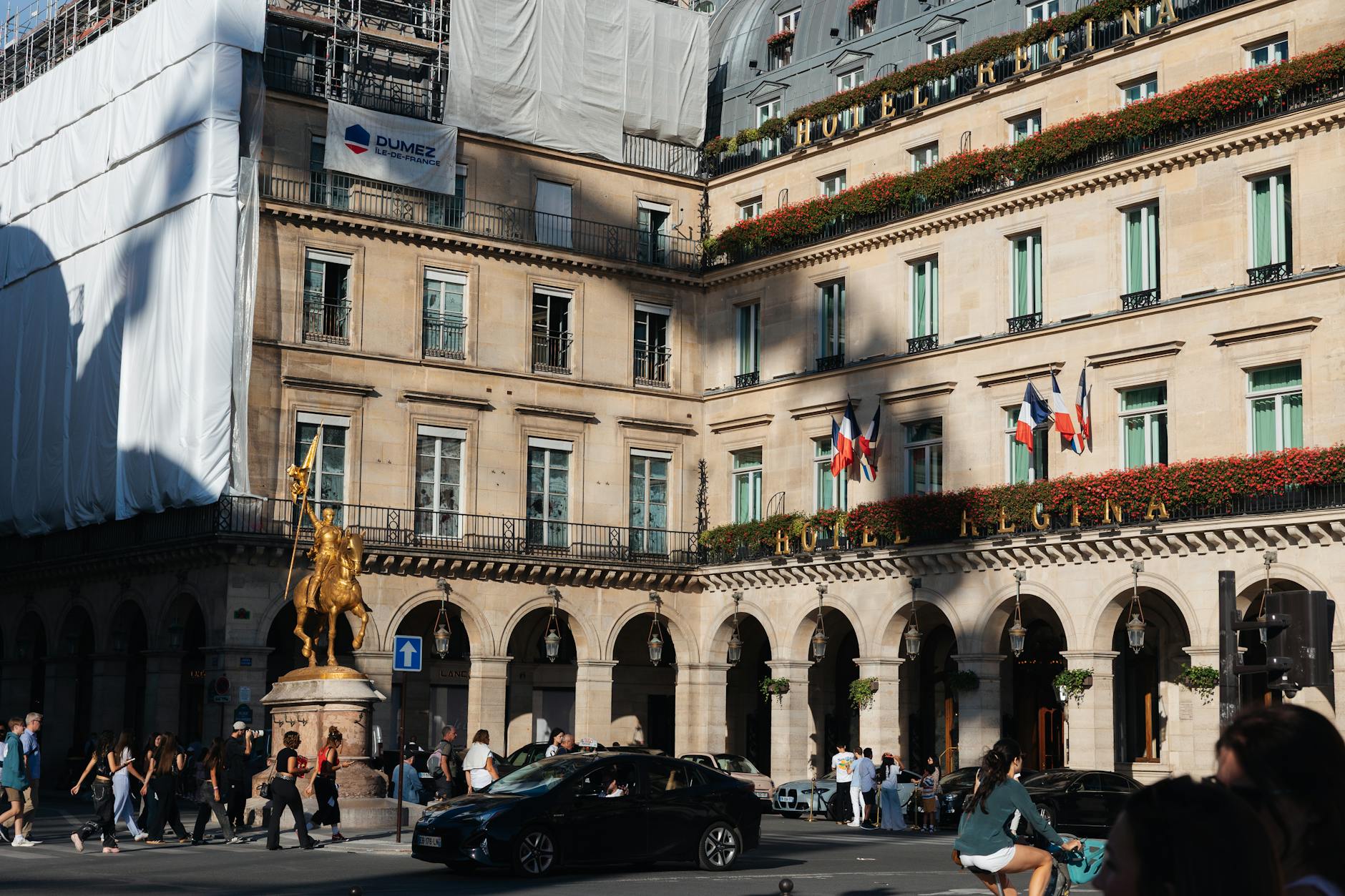 A hotel in Paris, Switzerland + France + Netherlands