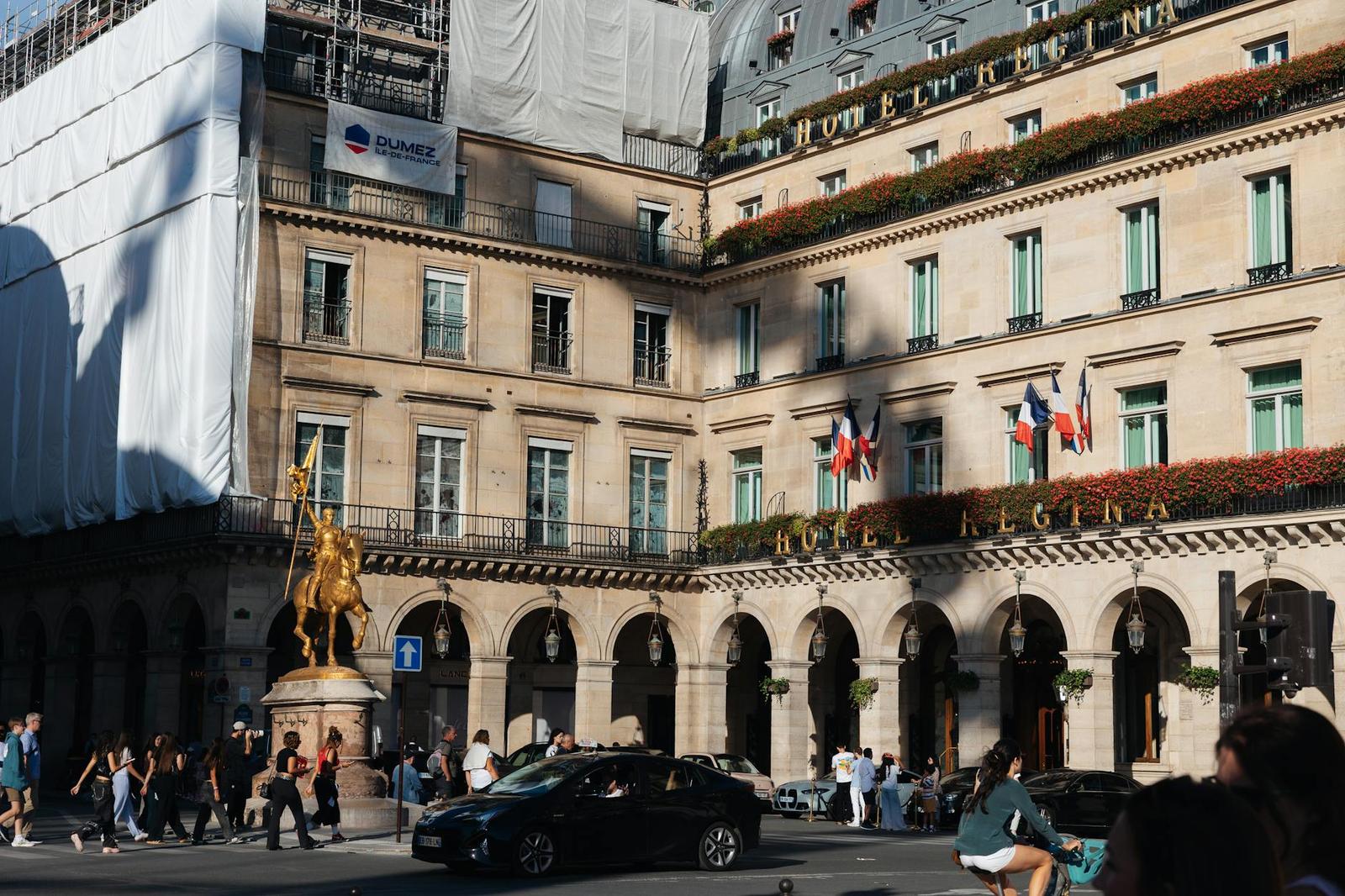 A hotel in Paris, Switzerland + France + Netherlands
