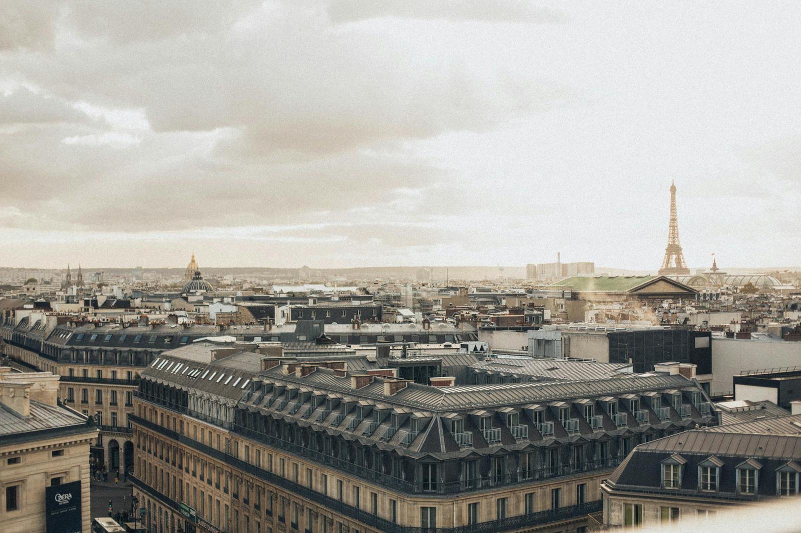 Paris on day 1, France + Switzerland + Italy