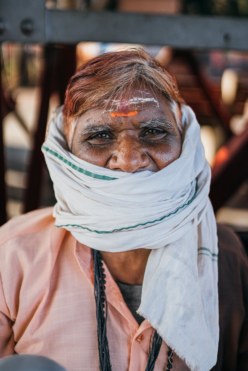 A portrait moment in India