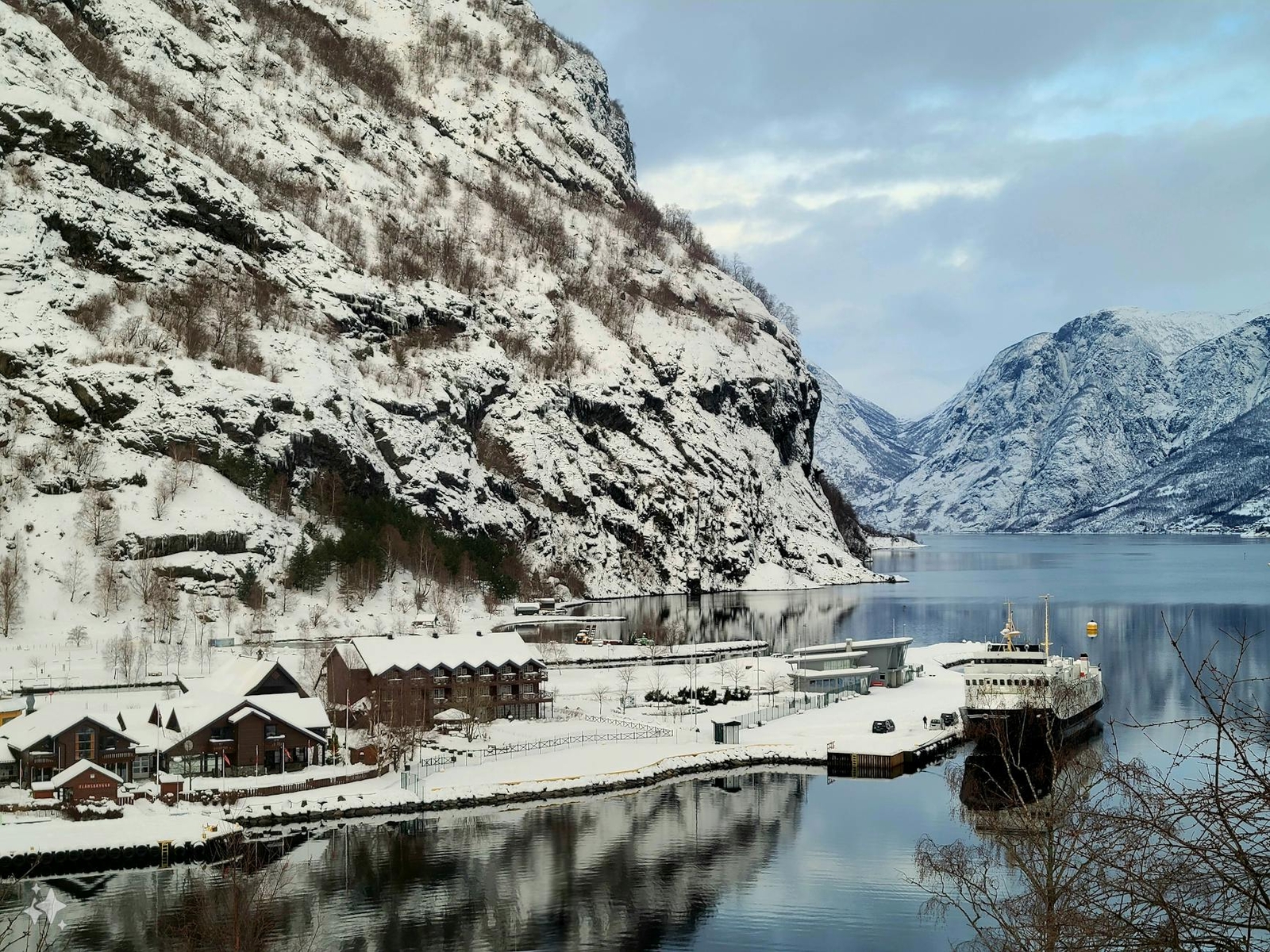 A hotel in Flam, Denmark + Norway + Sweden + Finland