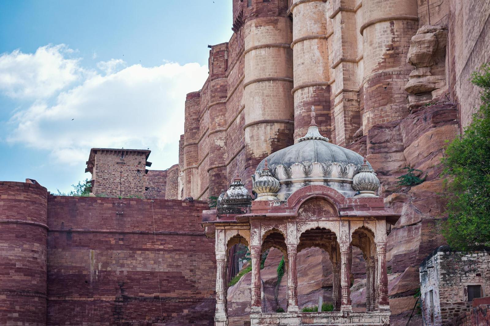 Stunning view of Mehrangarh Fort in Jodhpur