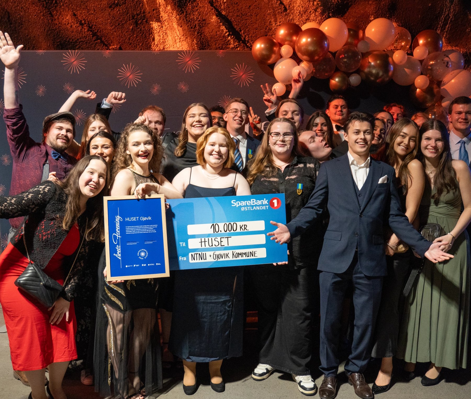 glade studenter som har mottatt pris