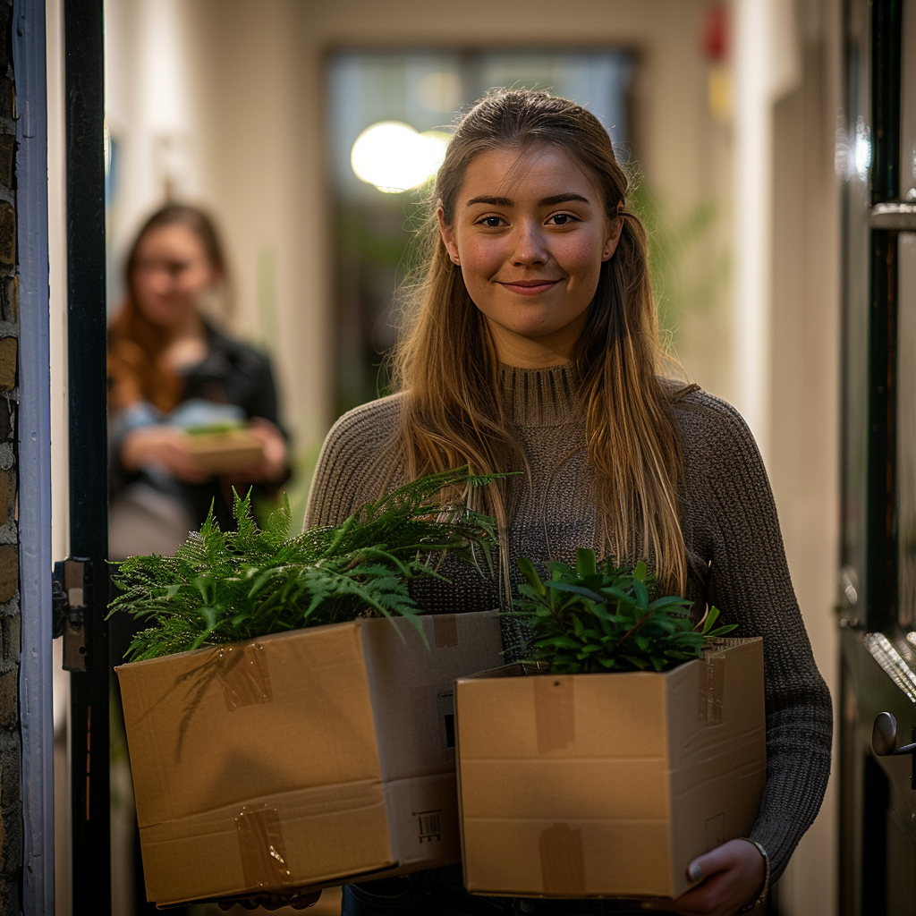 Student moves in - Midjourney