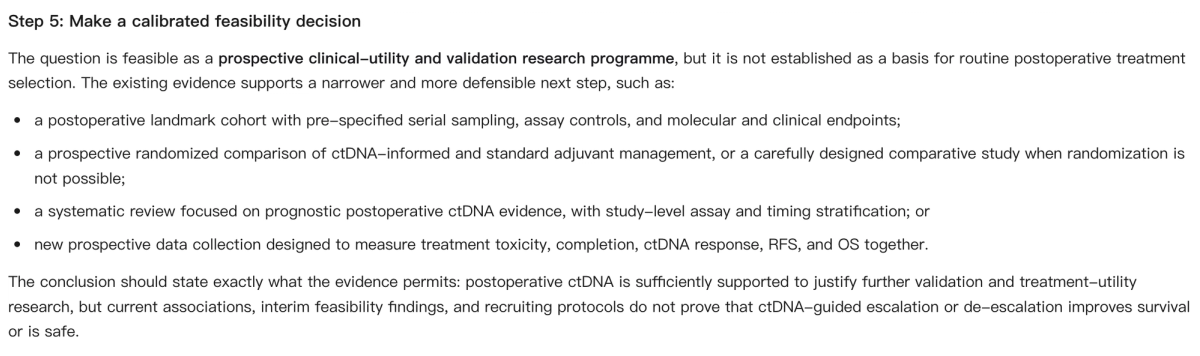 Noah feasibility assessment for ctDNA-guided adjuvant treatment research after pancreatic cancer resection.