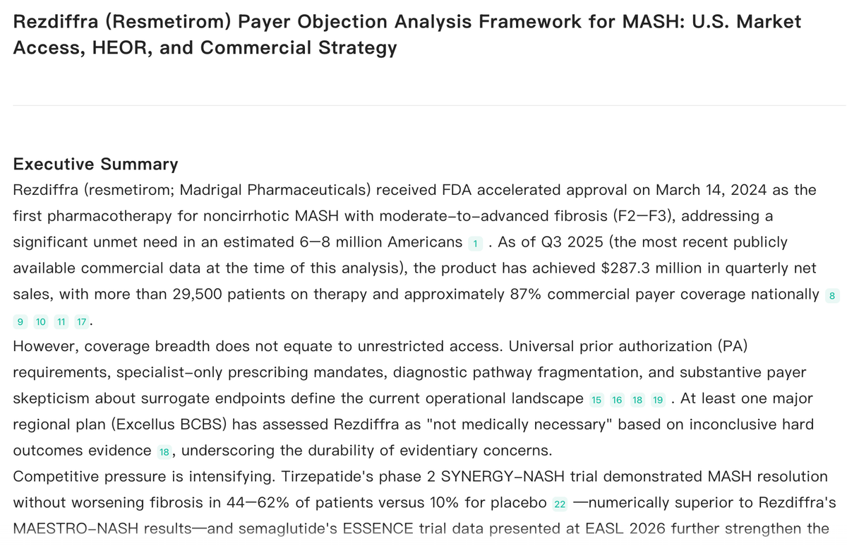 Noah AI summarizes payer objections by connecting coverage status