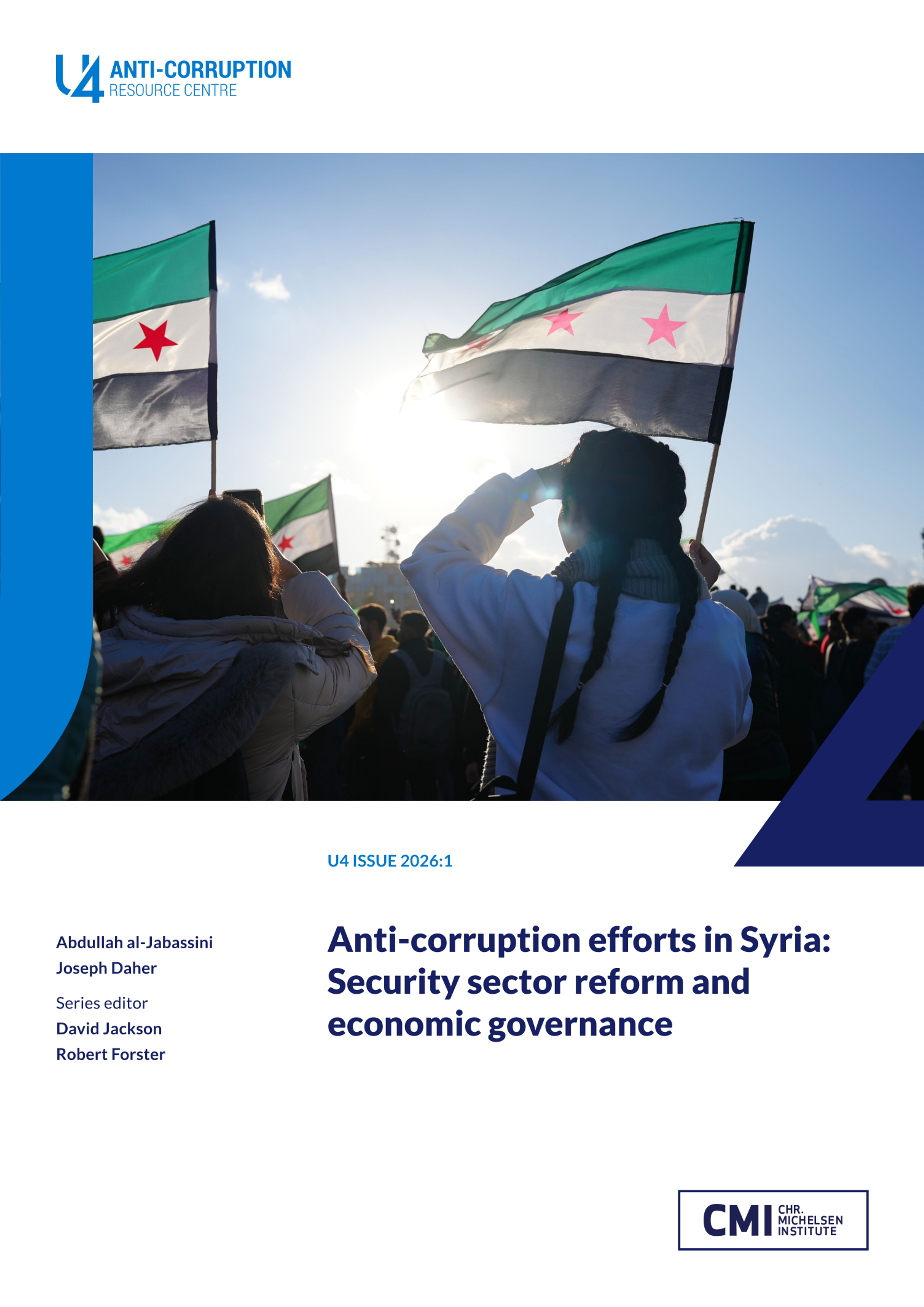 Anti-corruption efforts in Syria: Security sector reform and economic governance