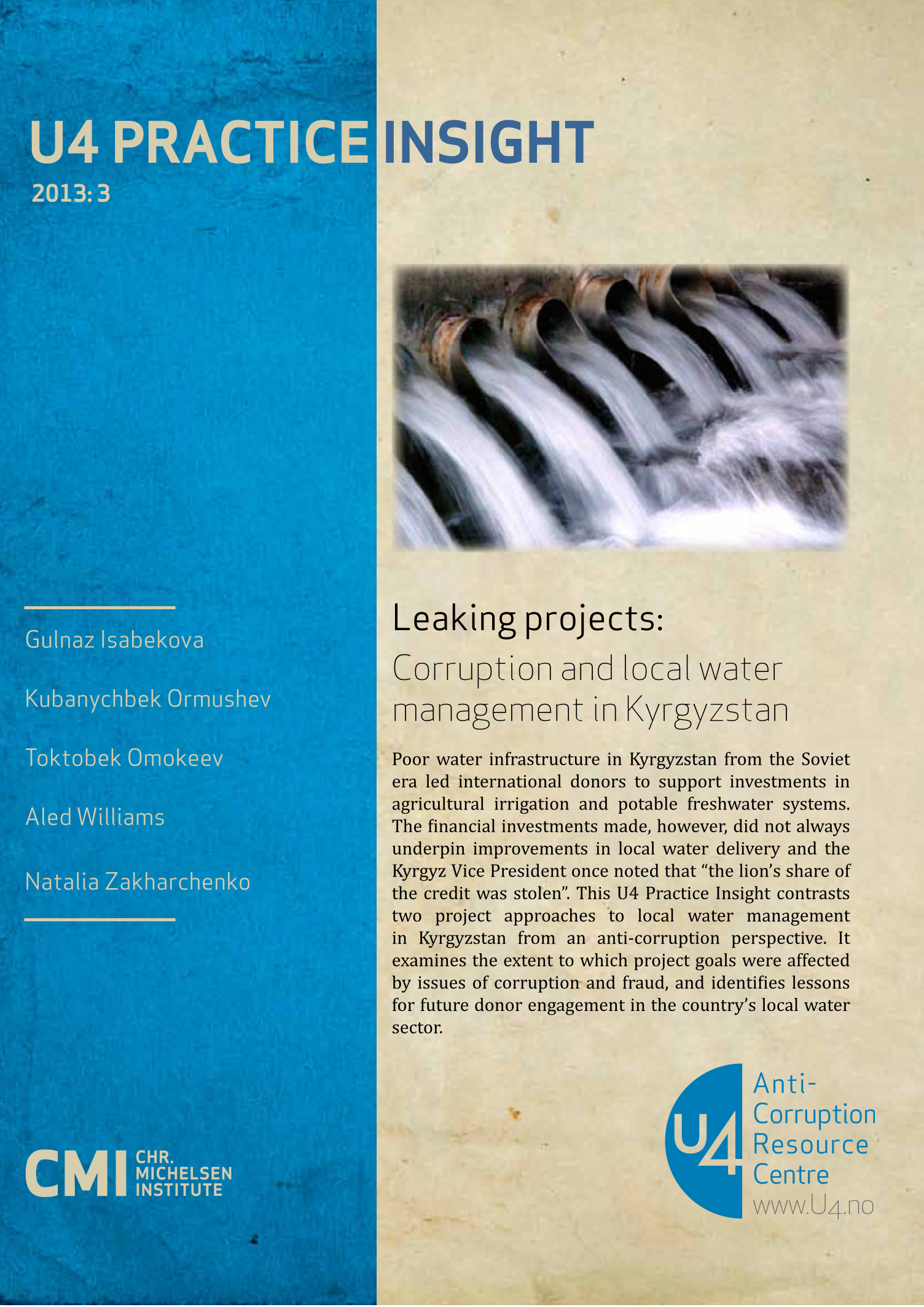Leaking projects: Corruption and local water management in Kyrgyzstan