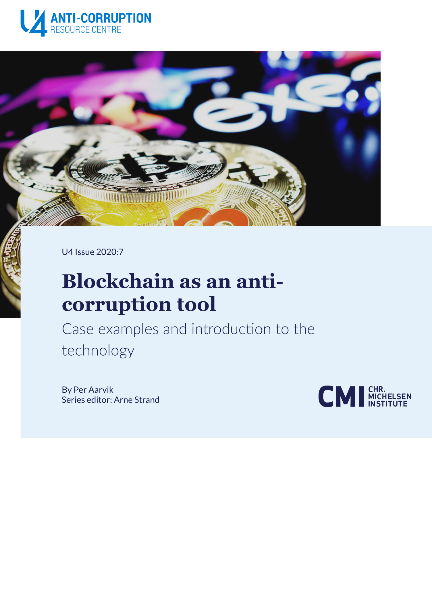 Blockchain as an anti-corruption tool