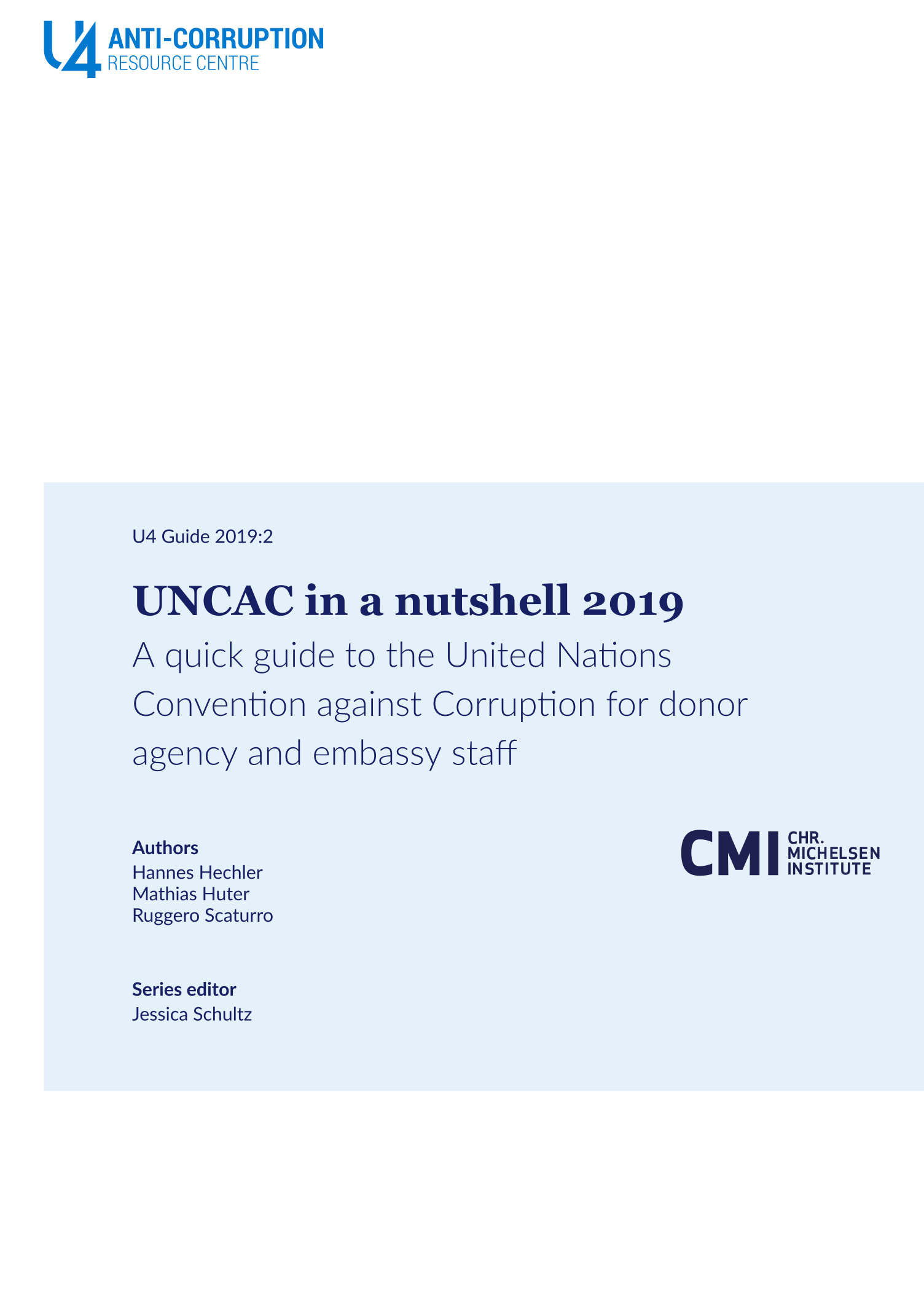 UNCAC in a nutshell 2019