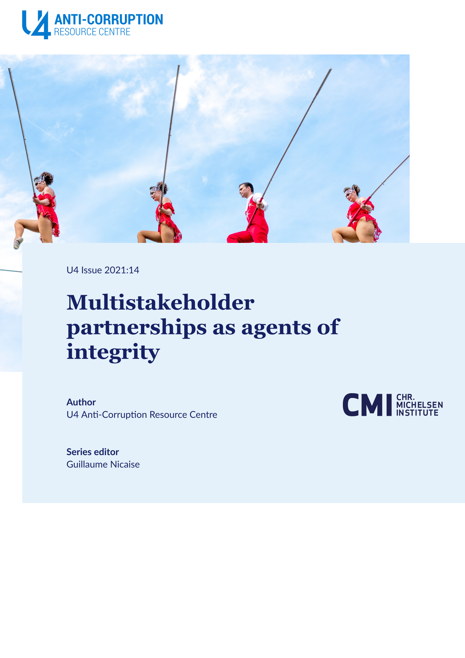 Multistakeholder partnerships as agents of integrity