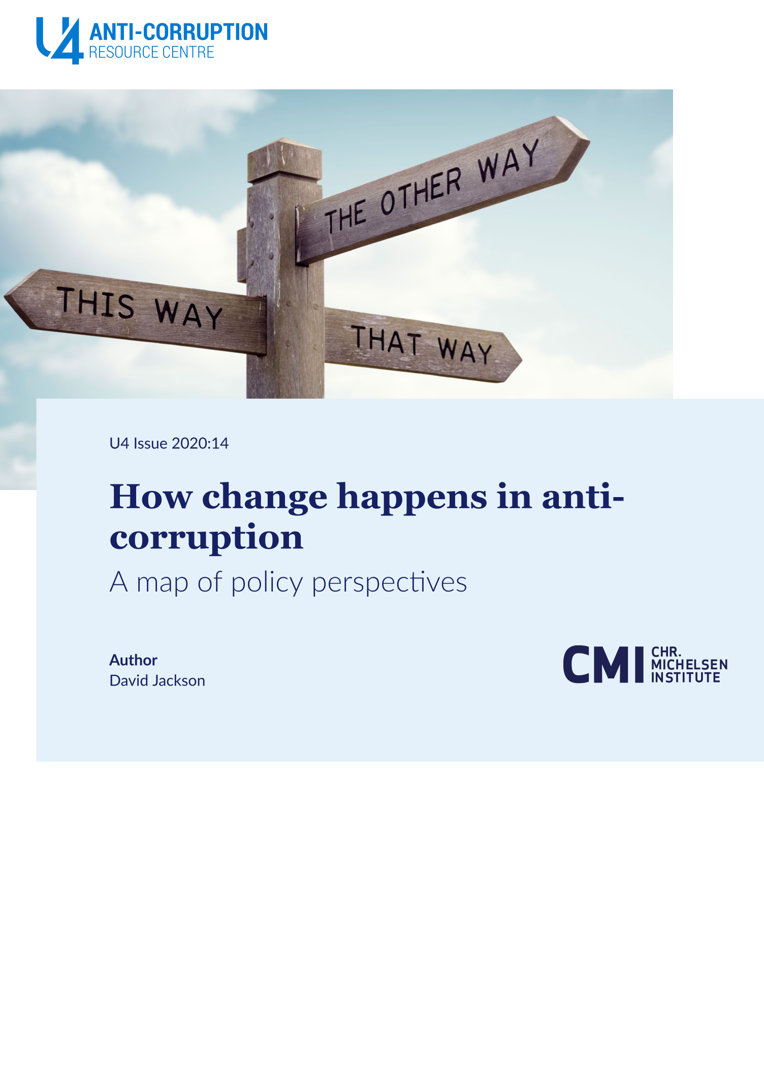 How change happens in anti-corruption