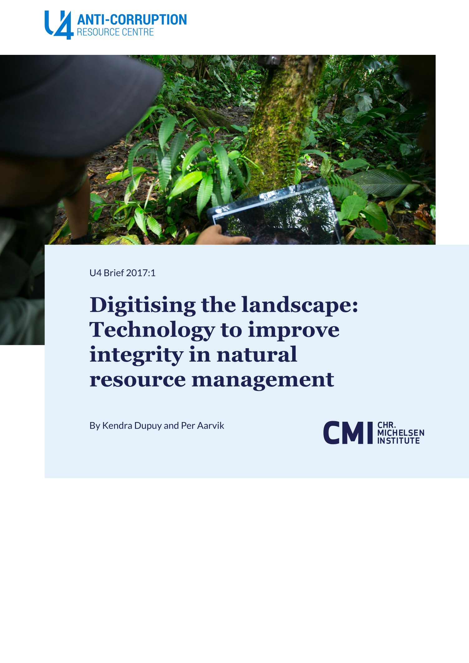 Digitising the landscape: Technology to improve integrity in natural resource management