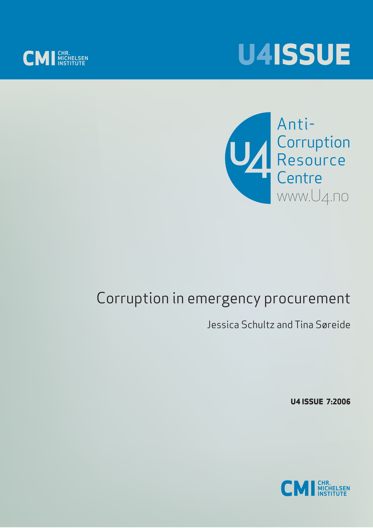 Corruption in emergency procurement