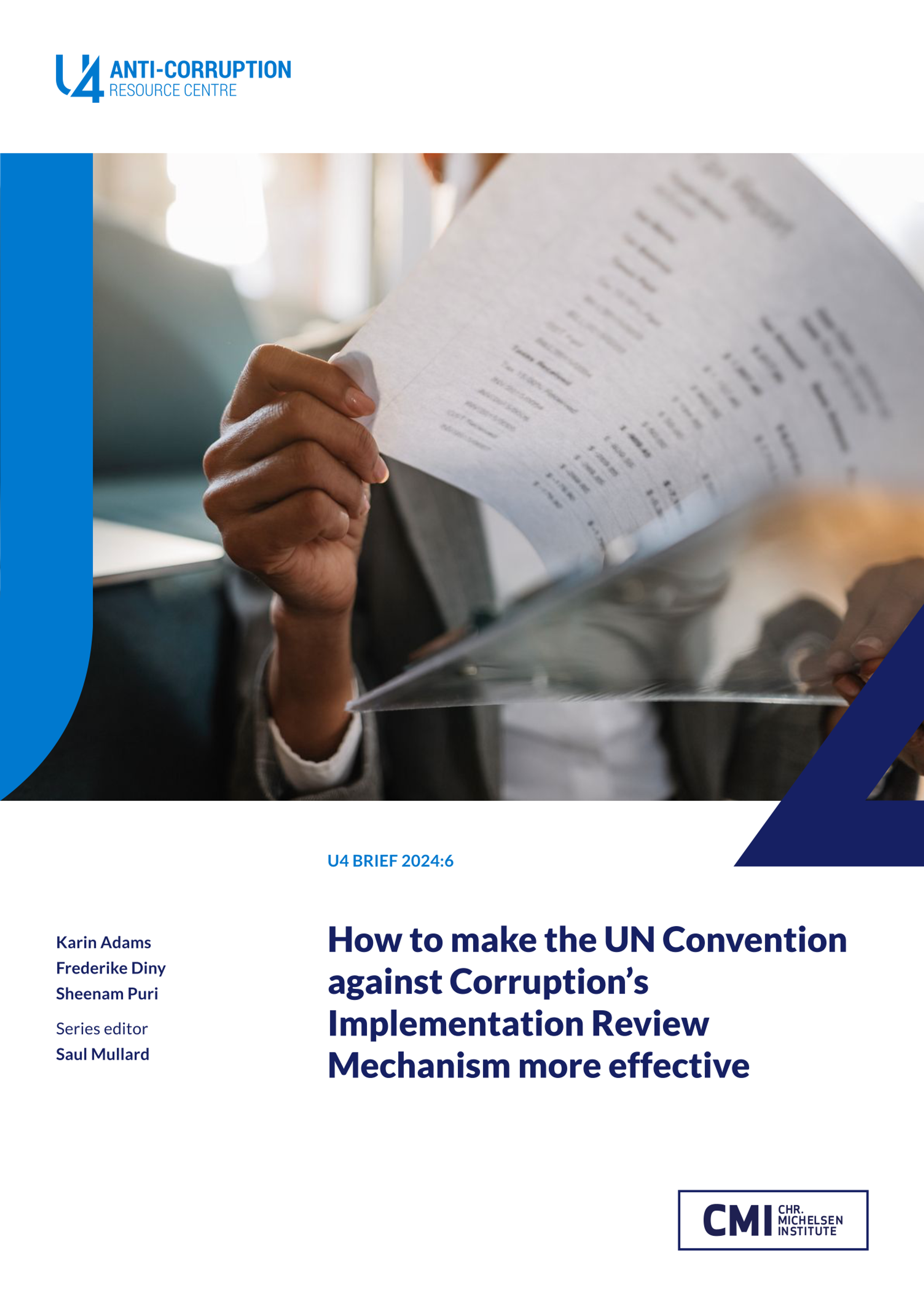 How to make the UN Convention against Corruption’s Implementation Review Mechanism more effective