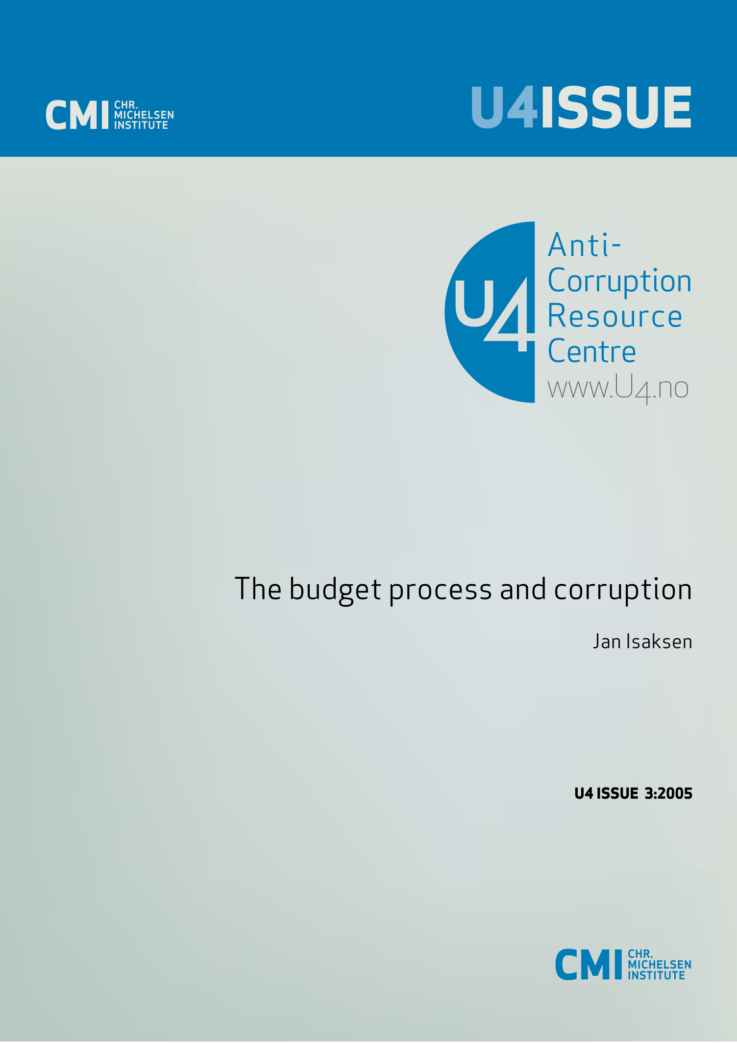 The budget process and corruption