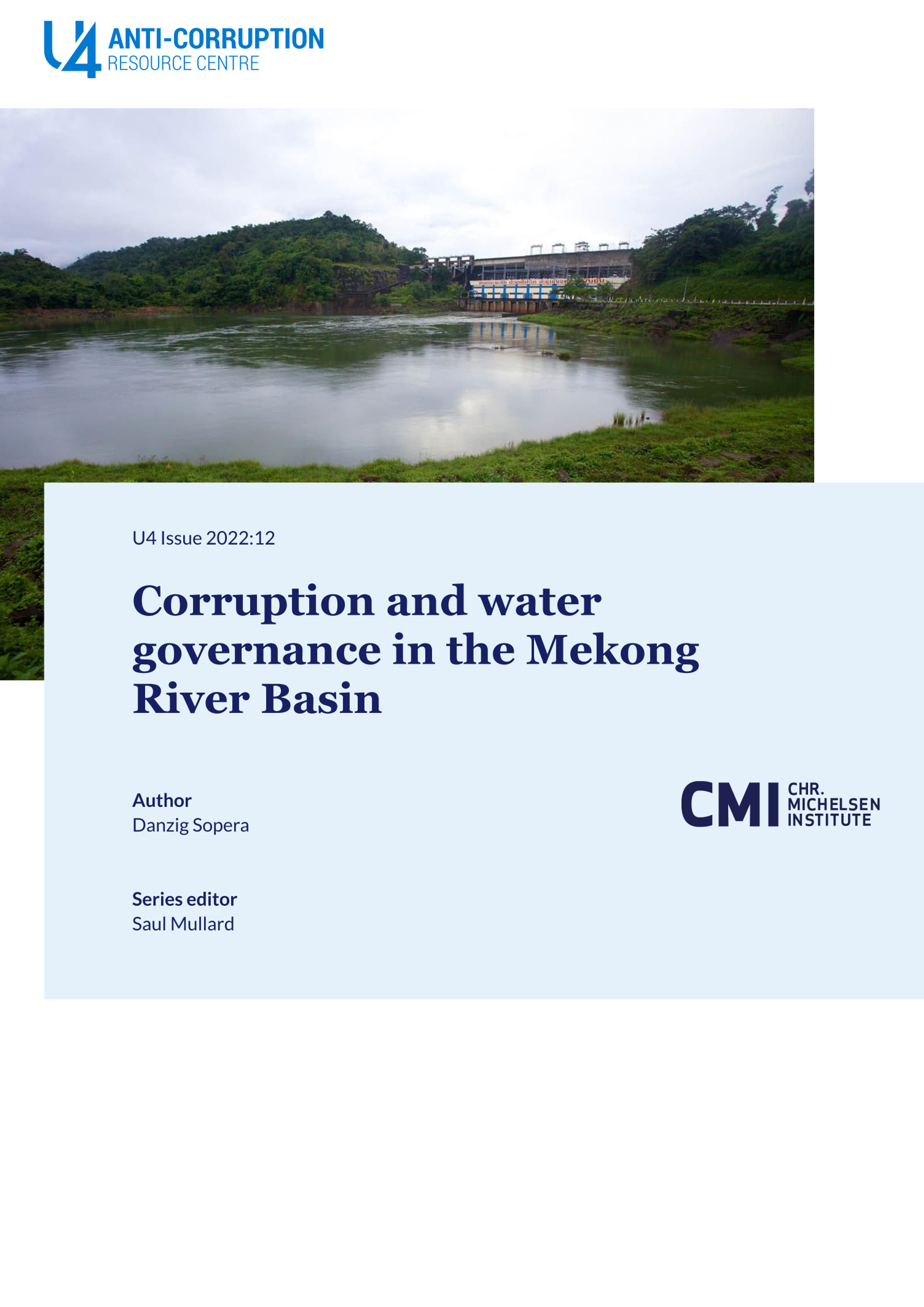 Corruption and water governance in the Mekong River Basin
