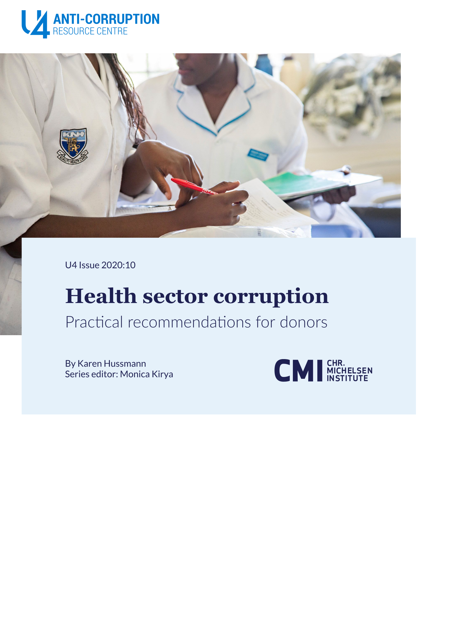 Health sector corruption