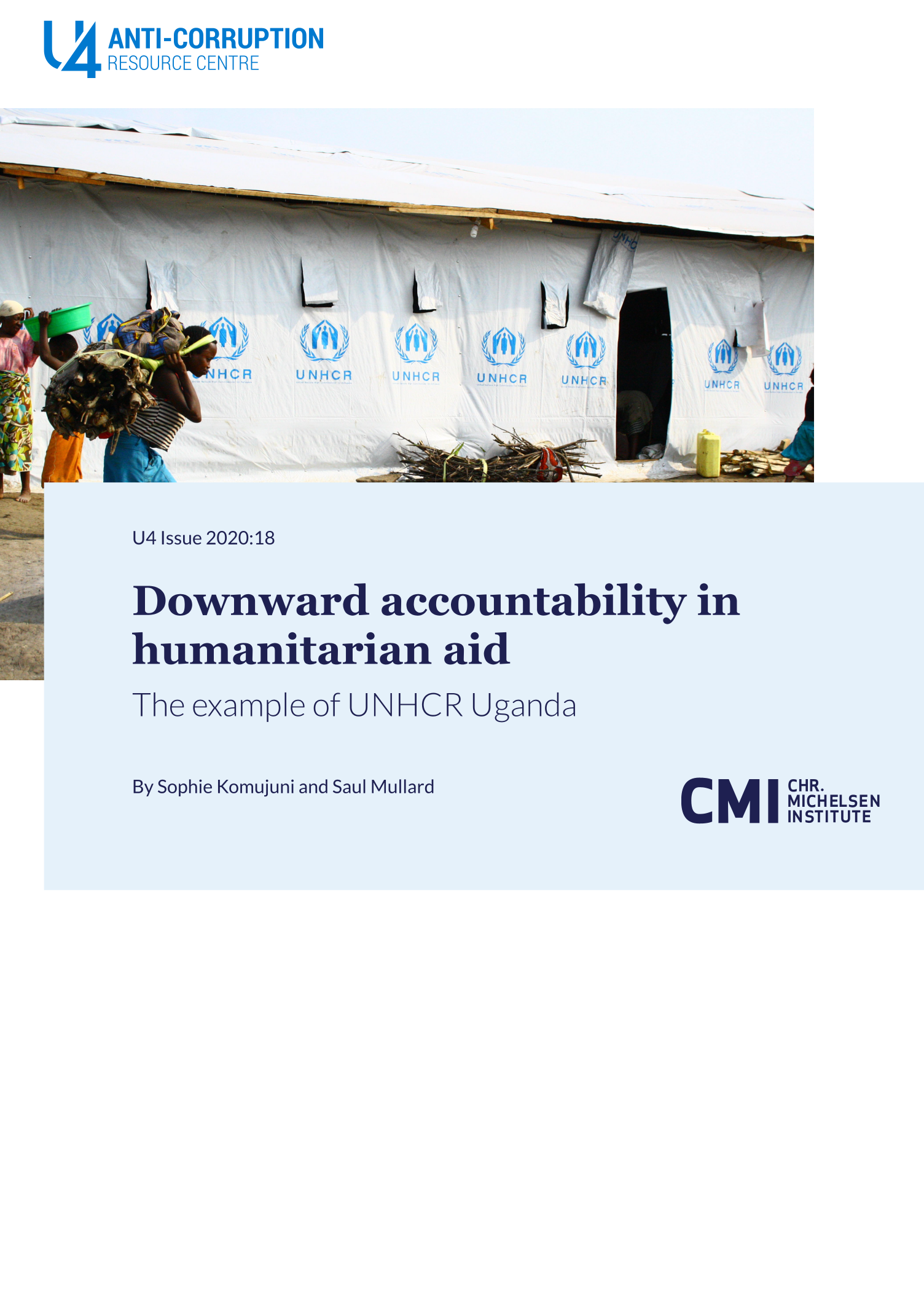 Downward accountability in humanitarian aid
