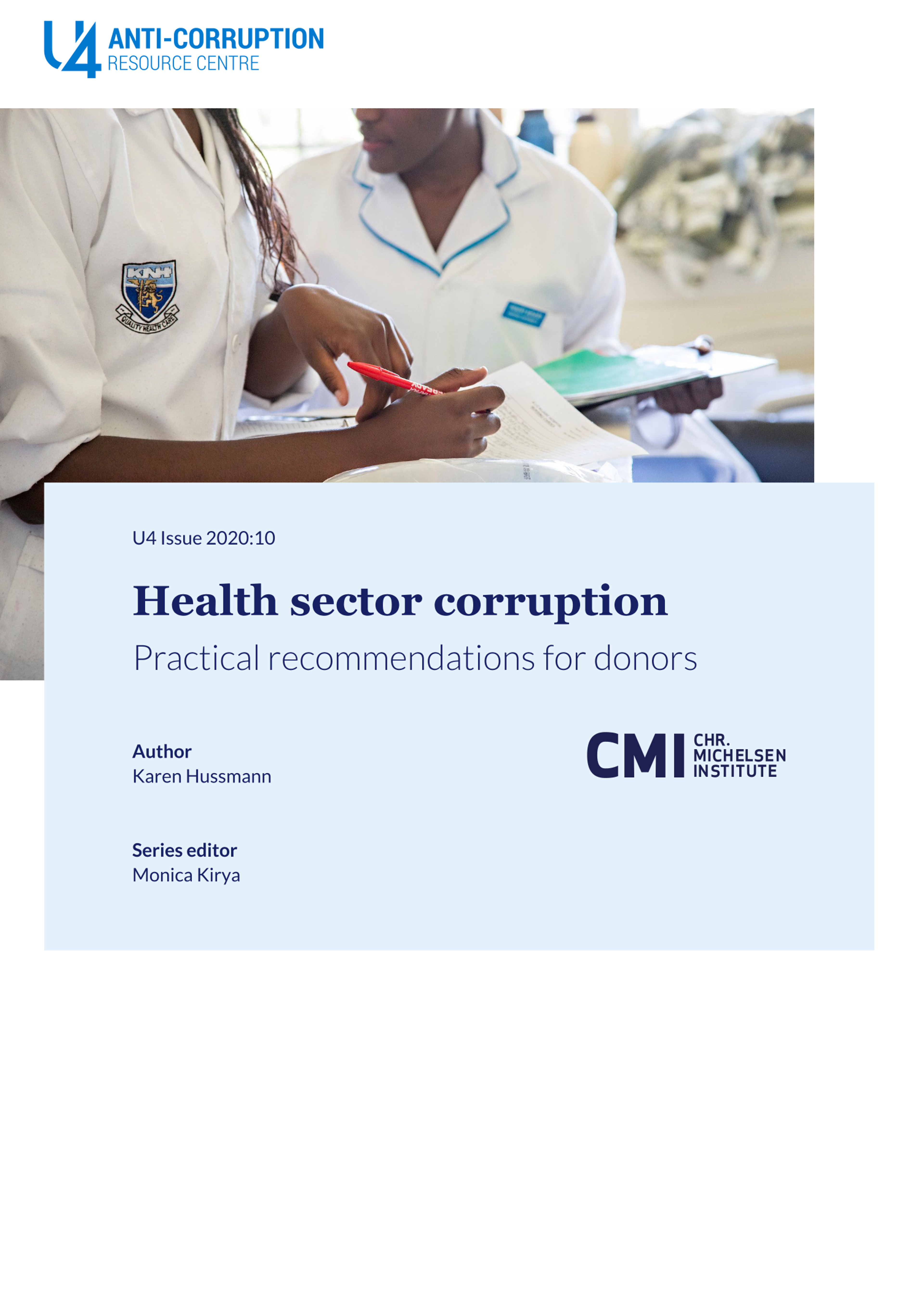 Health sector corruption