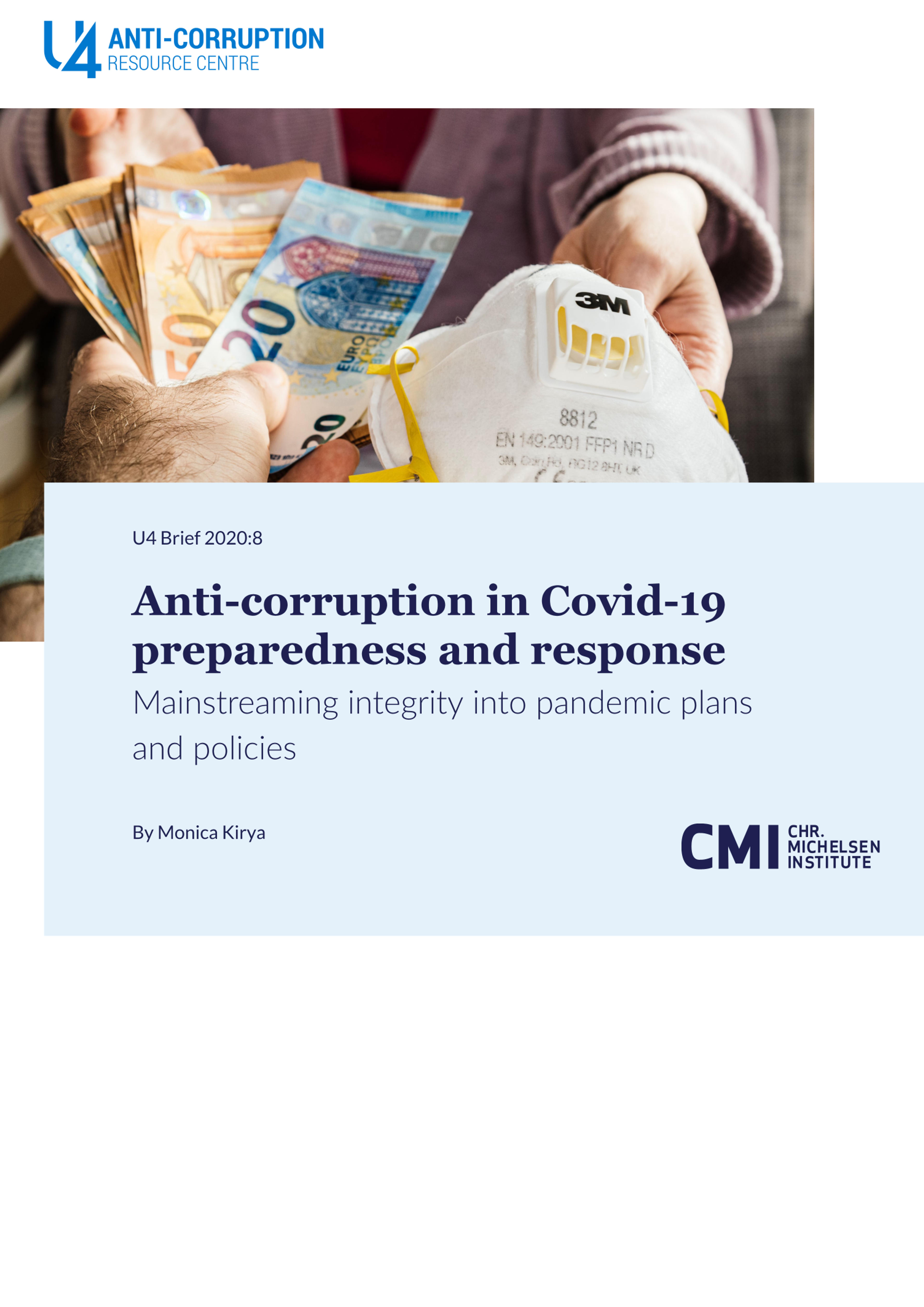 Anti Corruption In Covid 19 Preparedness And Response
