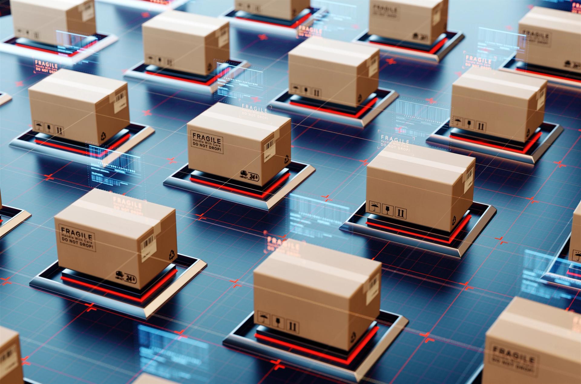 Cardboard boxes