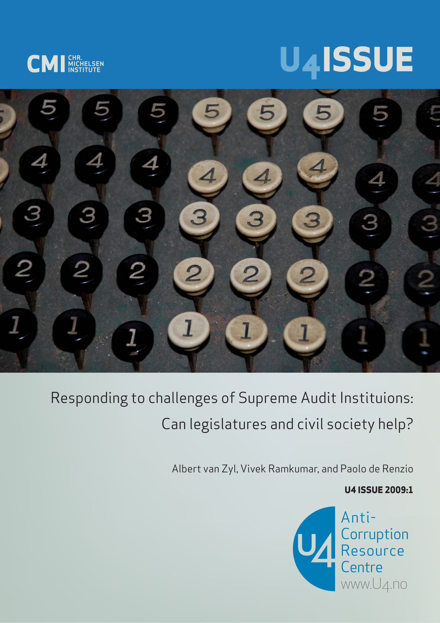 Responding to the challenges of supreme audit institutions: Can legislatures and civil society help?
