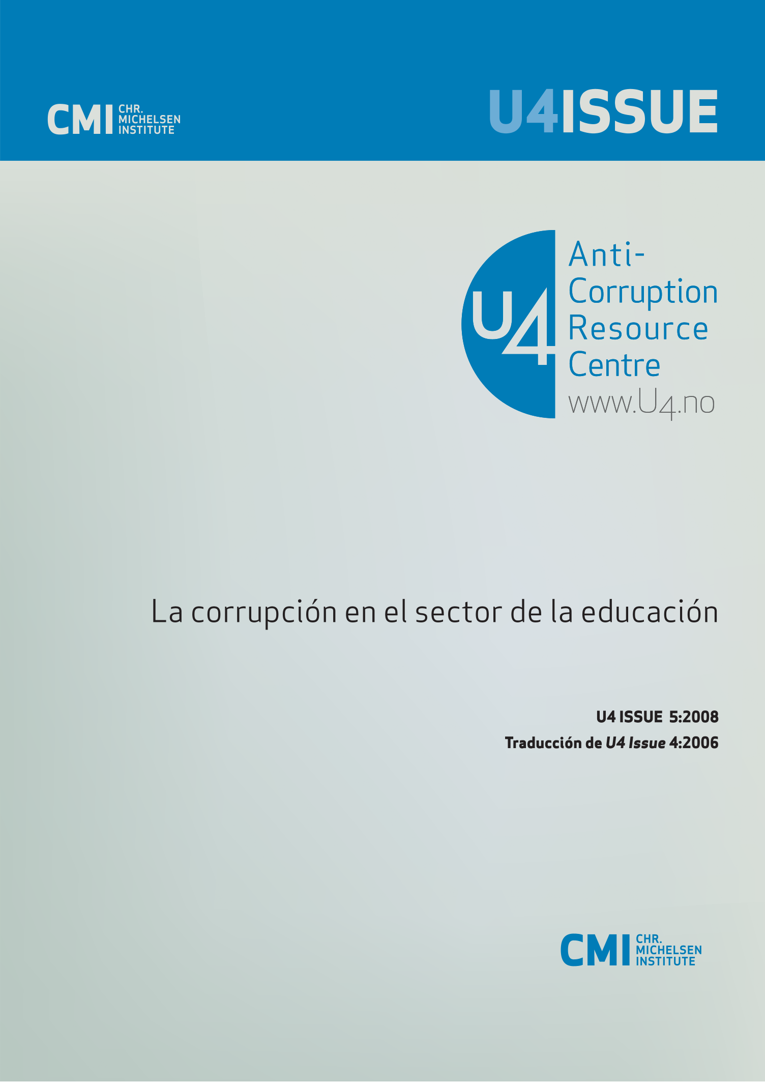La corrupción en el sector de la educación