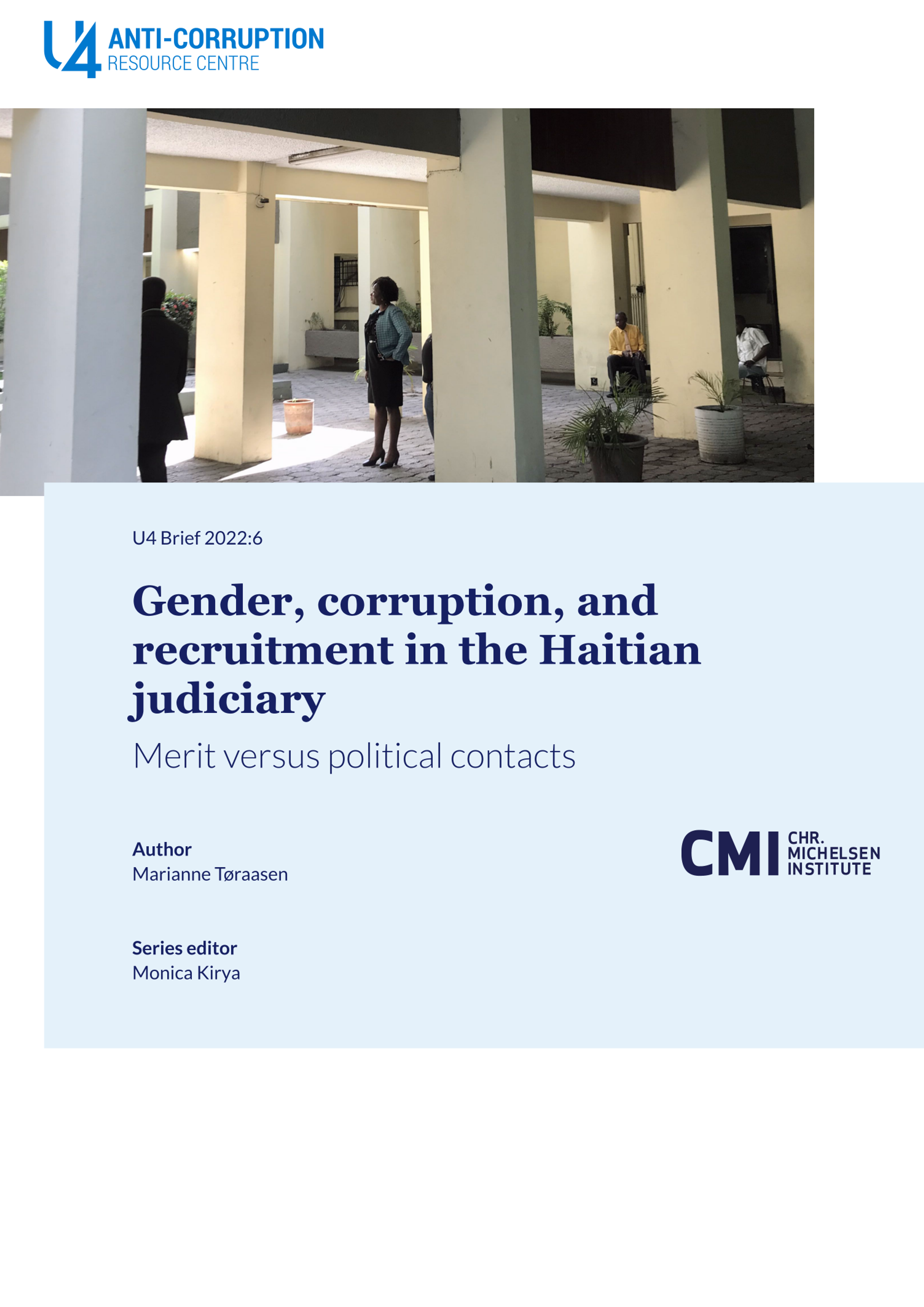 Gender, corruption, and recruitment in the Haitian judiciary