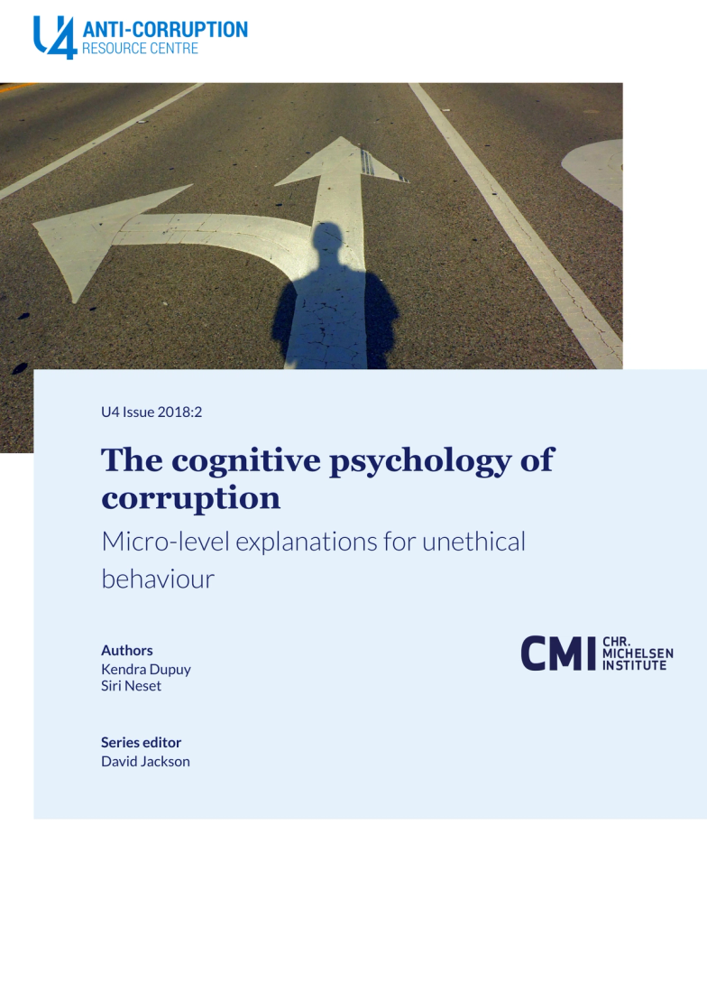 The cognitive psychology of corruption