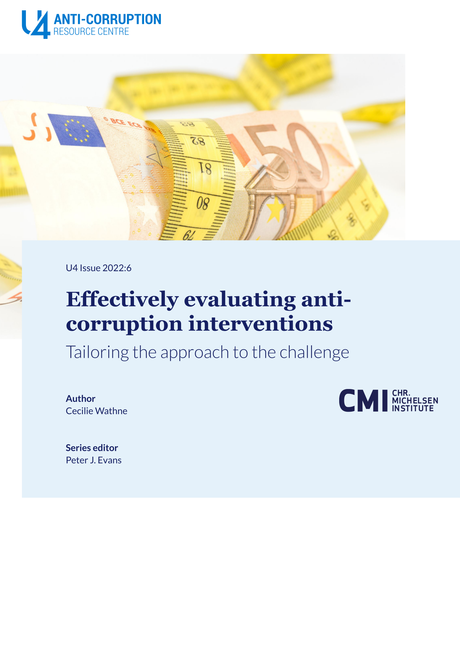 Effectively evaluating anti-corruption interventions