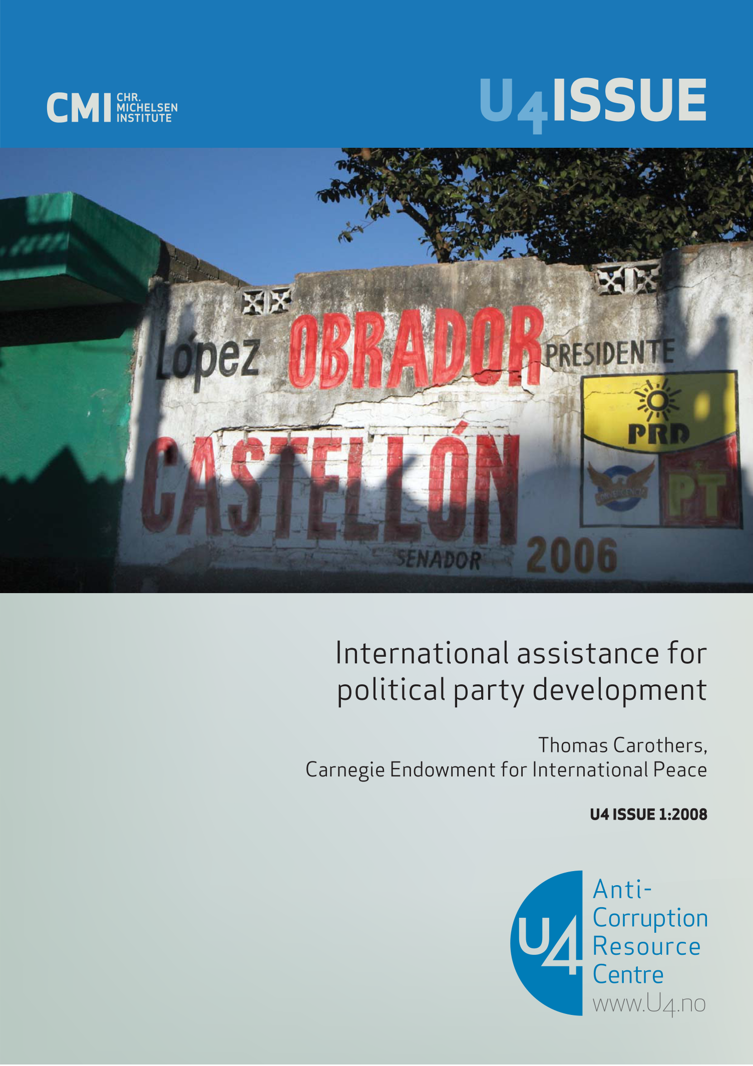 International assistance for political party development