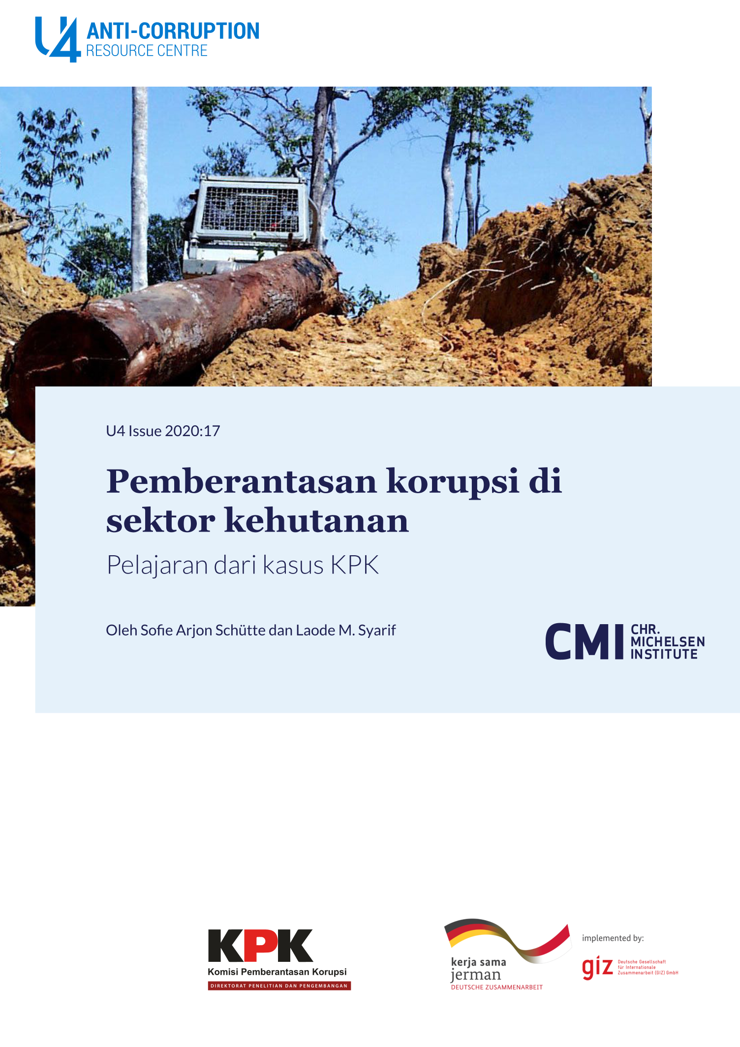 Pemberantasan korupsi di sektor kehutanan