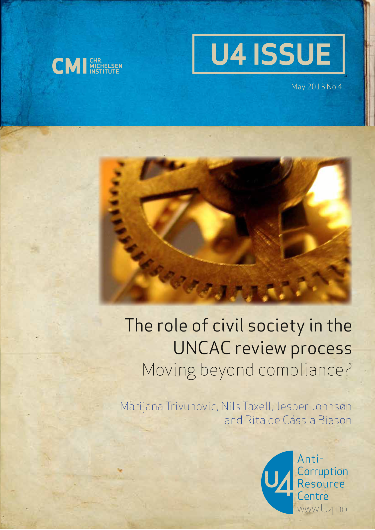 The role of civil society in the UNCAC review process: Moving beyond compliance?