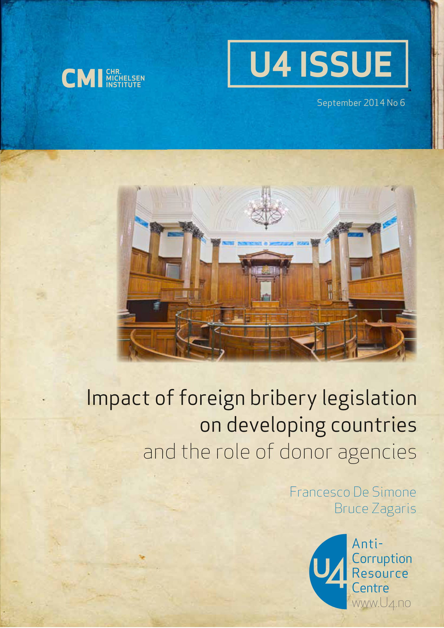 Impact of foreign bribery legislation on developing countries and the role of donor agencies
