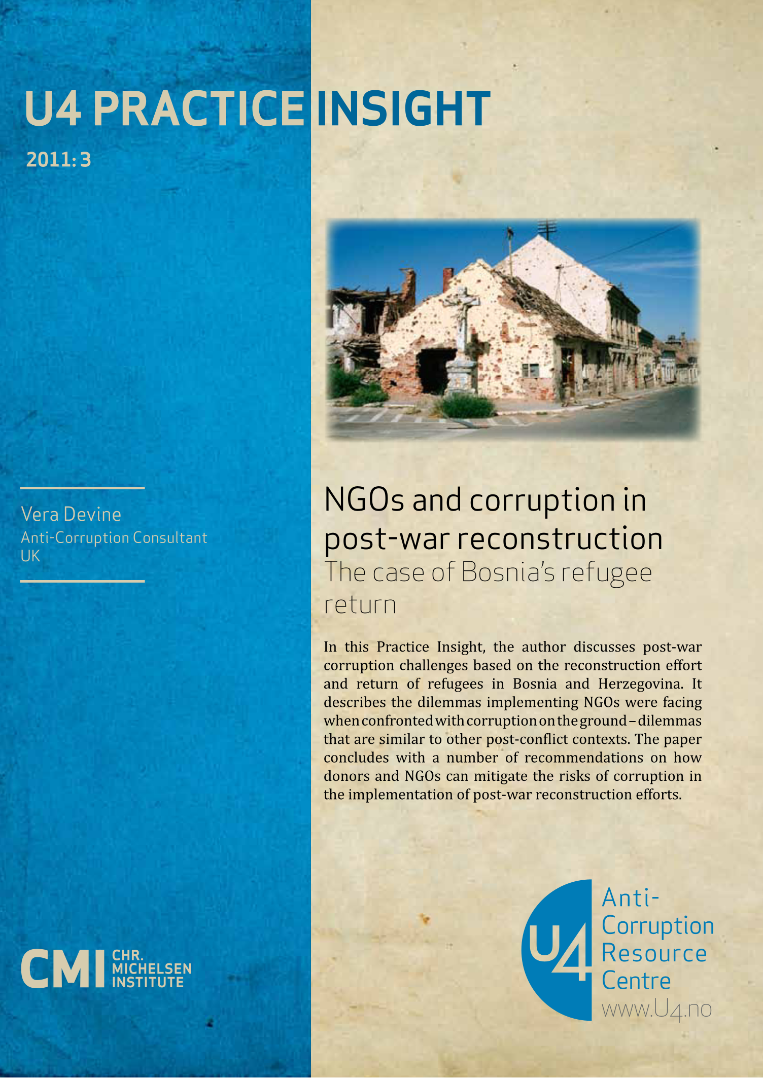 NGOs and corruption in post-war reconstruction: The case of Bosnia's refugee return