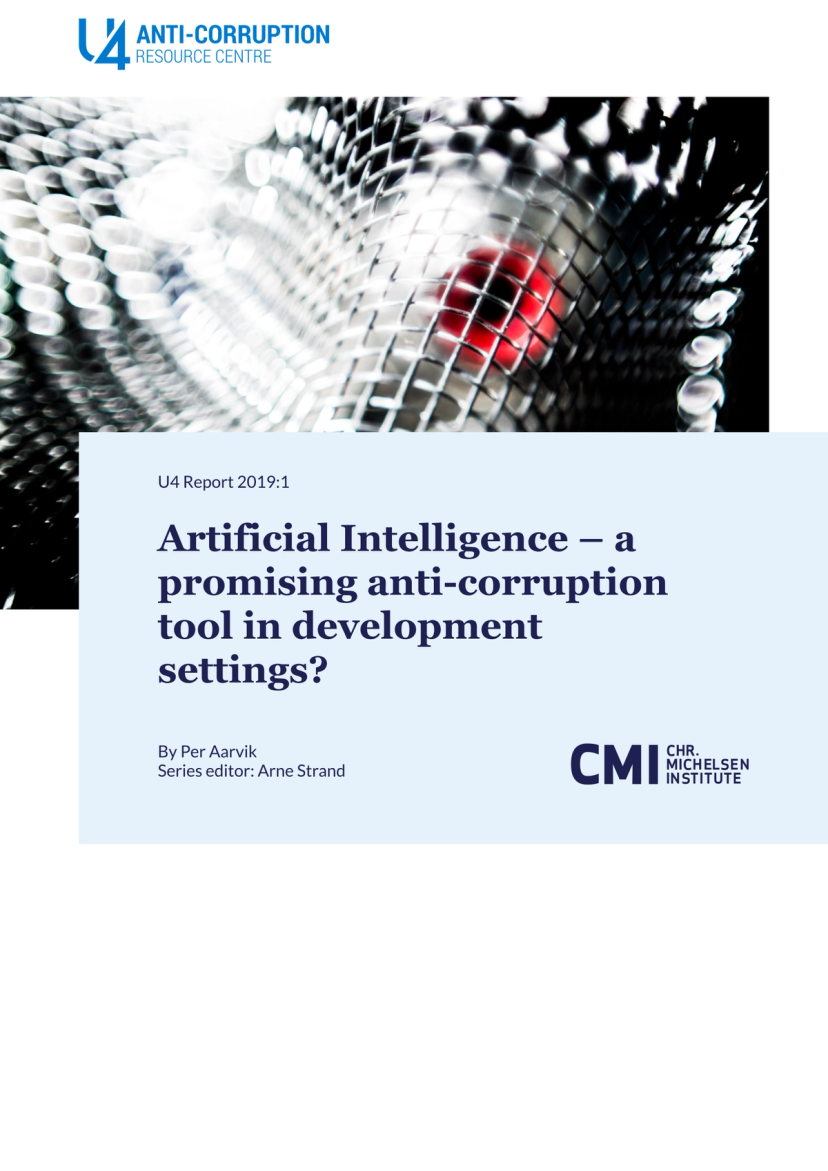 Artificial Intelligence – a promising anti-corruption tool in ...
