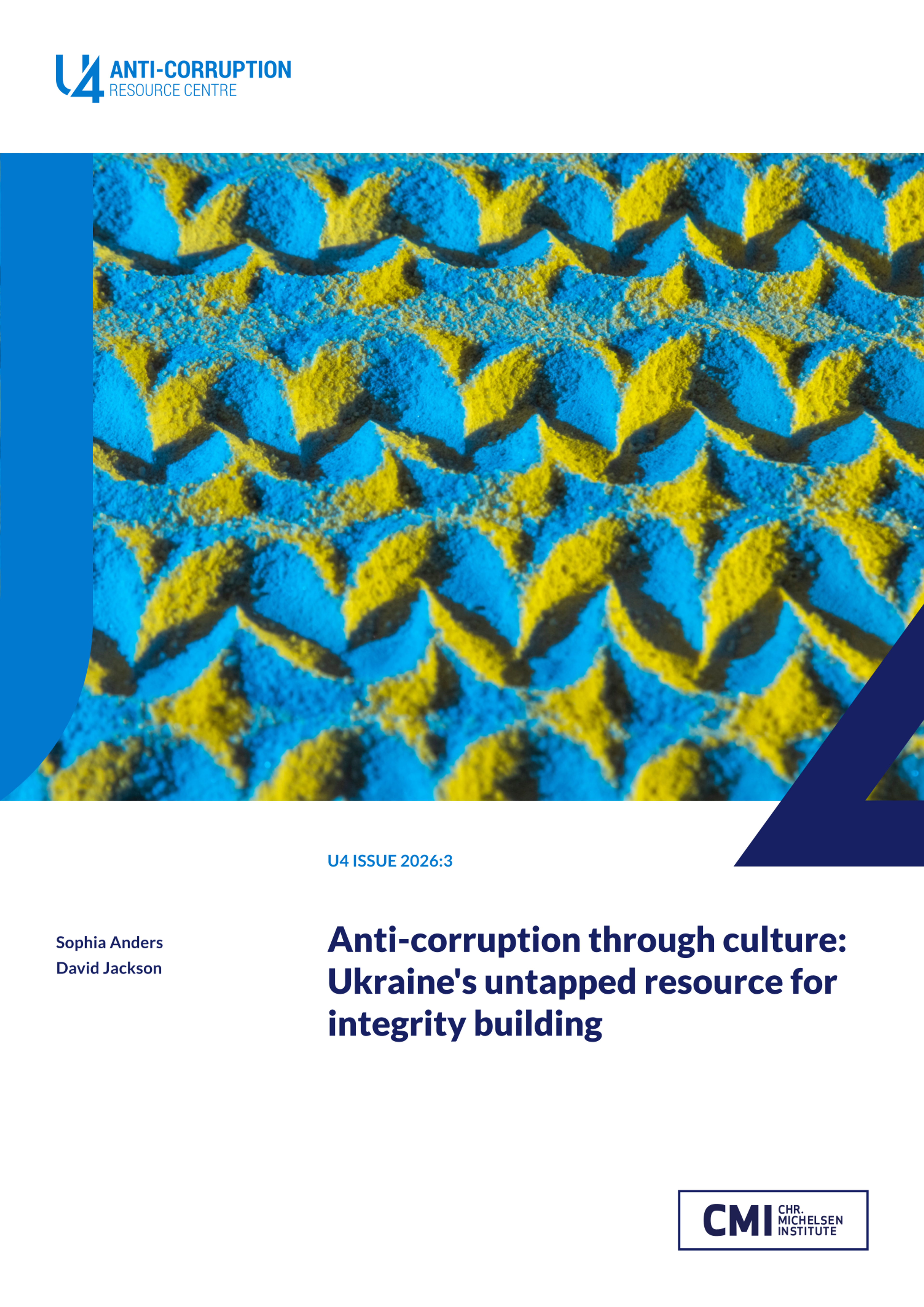 Anti-corruption through culture: Ukraine's untapped resource for integrity building
