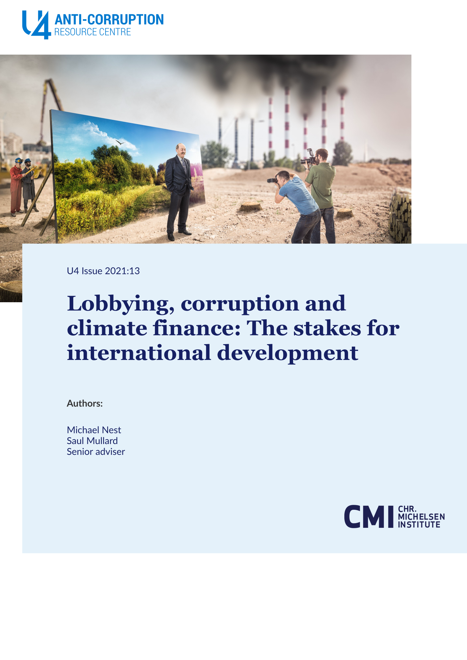 Lobbying, corruption and climate finance: The stakes for international development