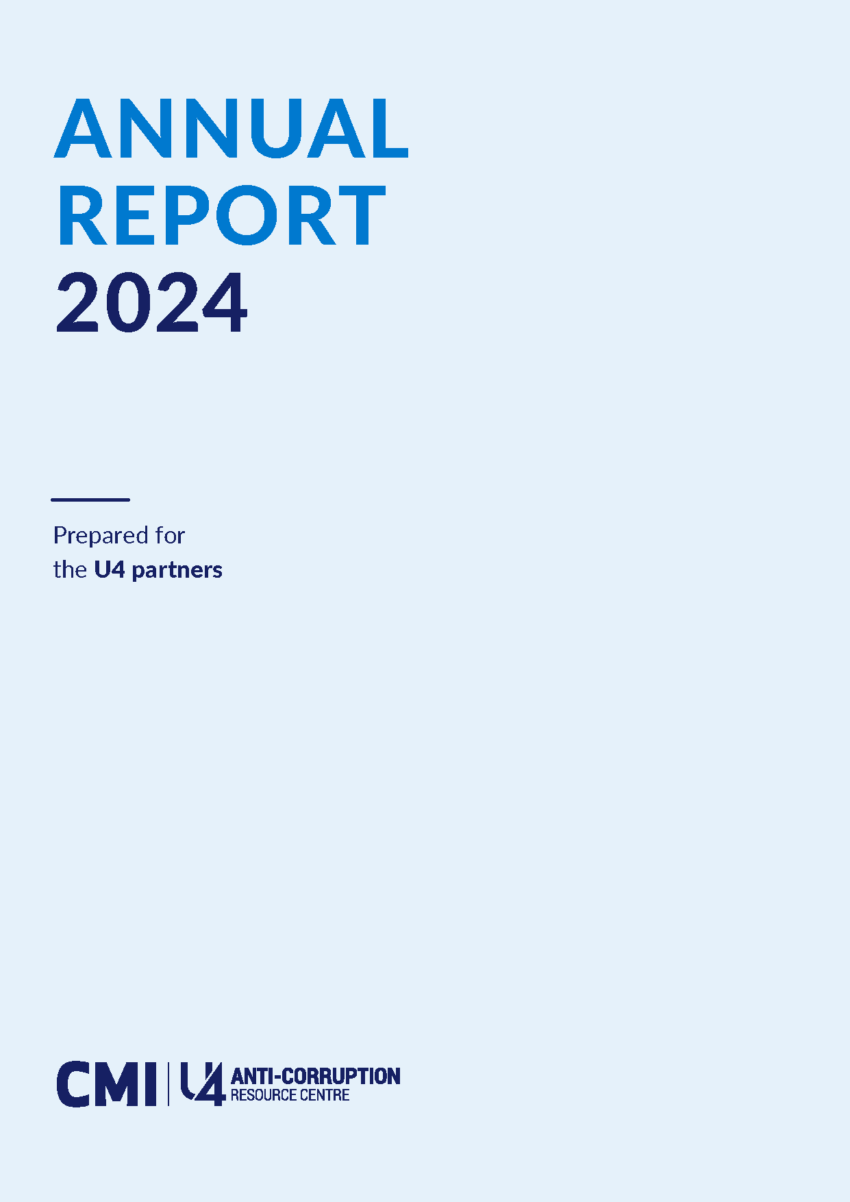 2024 Annual Report cover