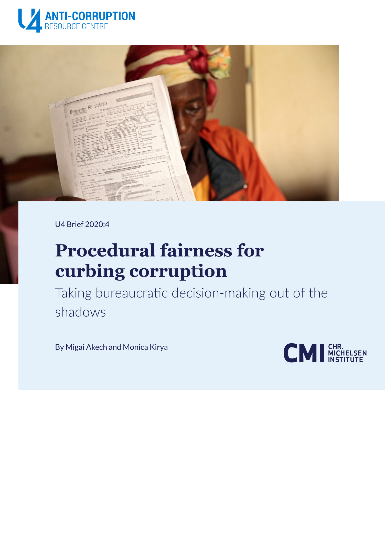 Procedural fairness for curbing corruption