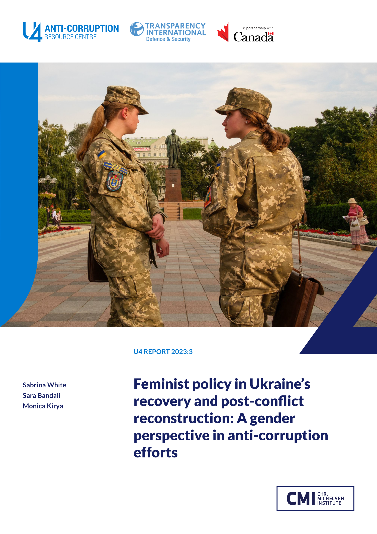 Feminist policy in Ukraine’s recovery and post-conflict reconstruction: A gender perspective in anti-corruption efforts