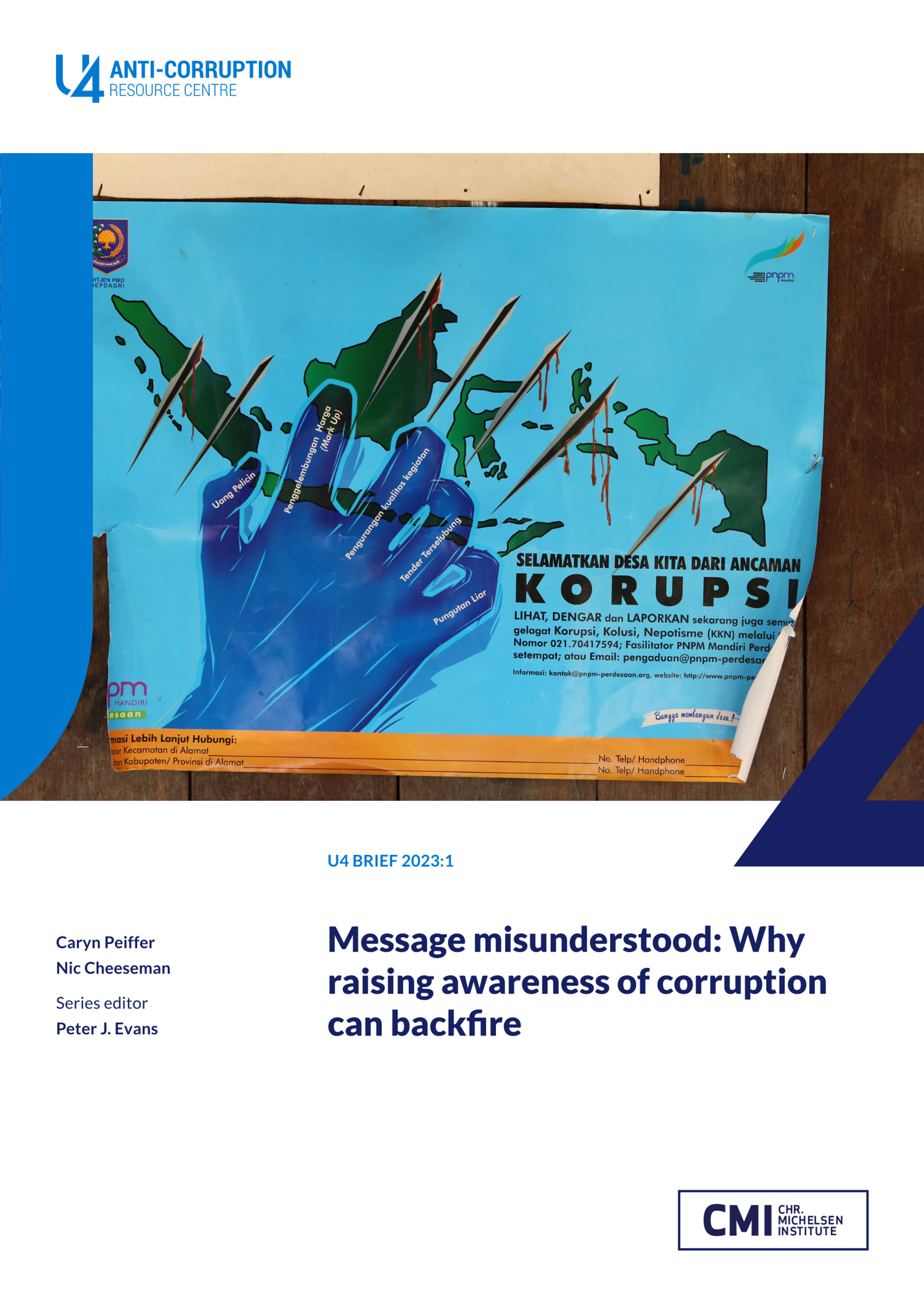 Message misunderstood: Why raising awareness of corruption can backfire