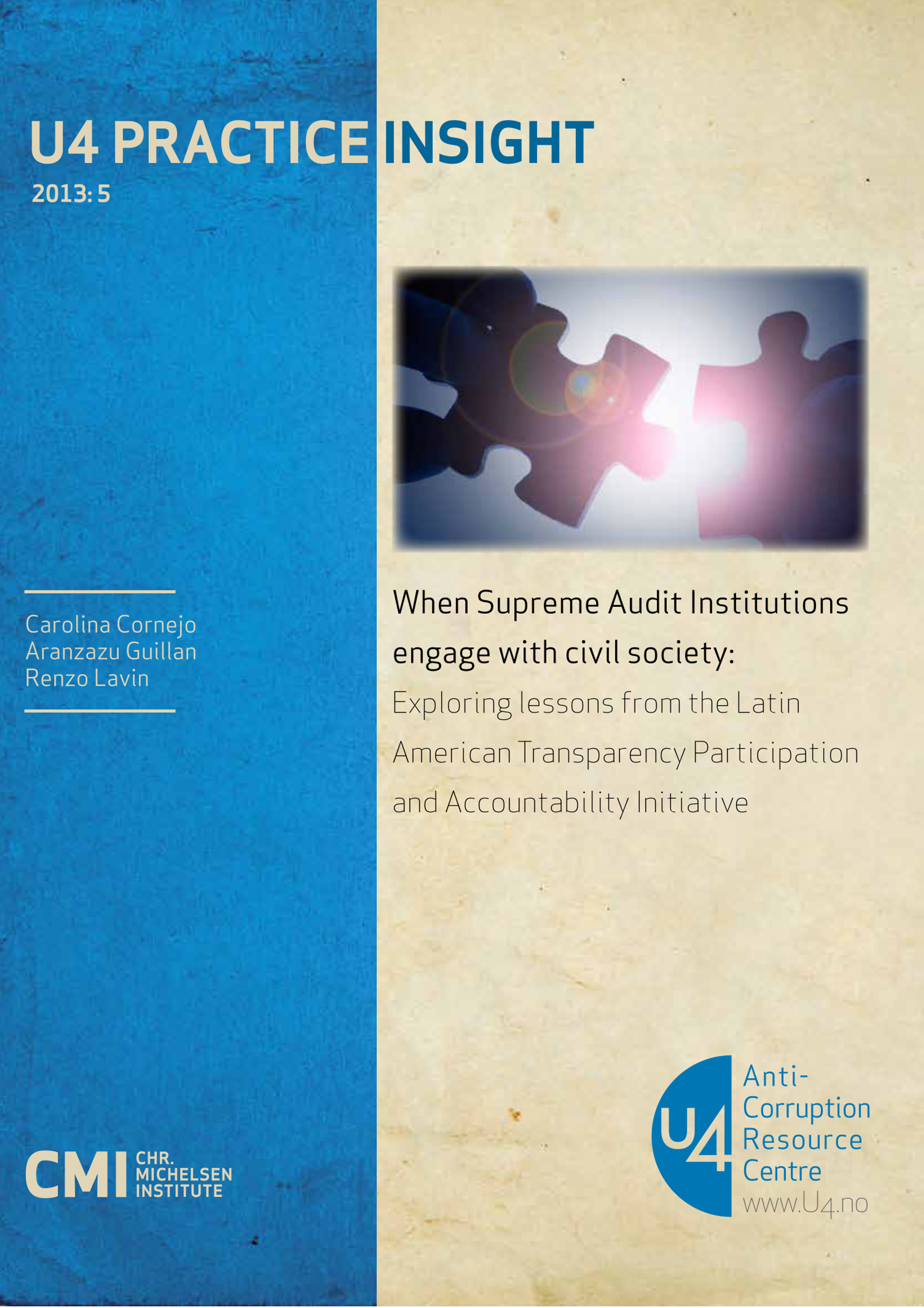 When Supreme Audit Institutions engage with civil society:  Exploring lessons from the Latin American Transparency Participation and Accountability Initiative