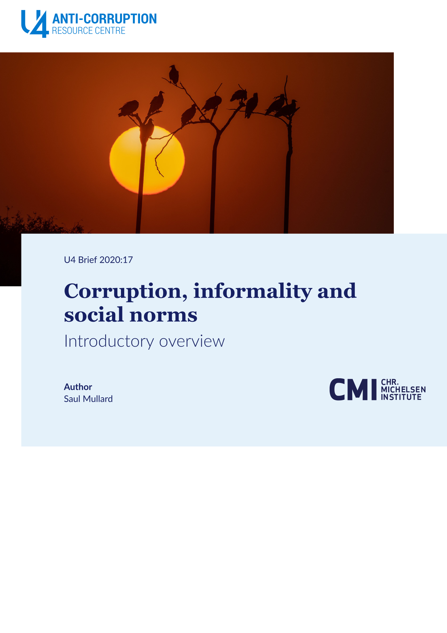 Corruption, informality and social norms