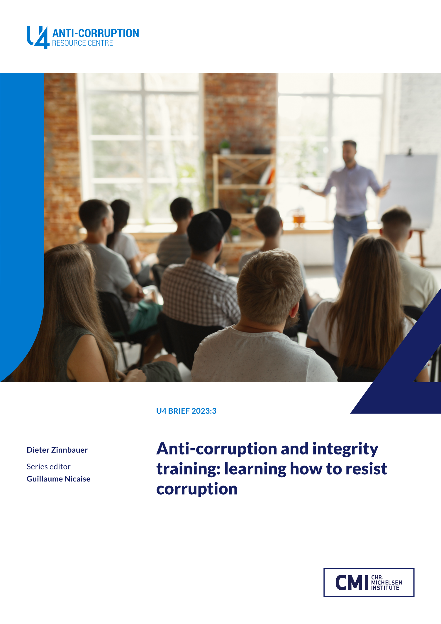 Anti-corruption and integrity training: learning how to resist corruption