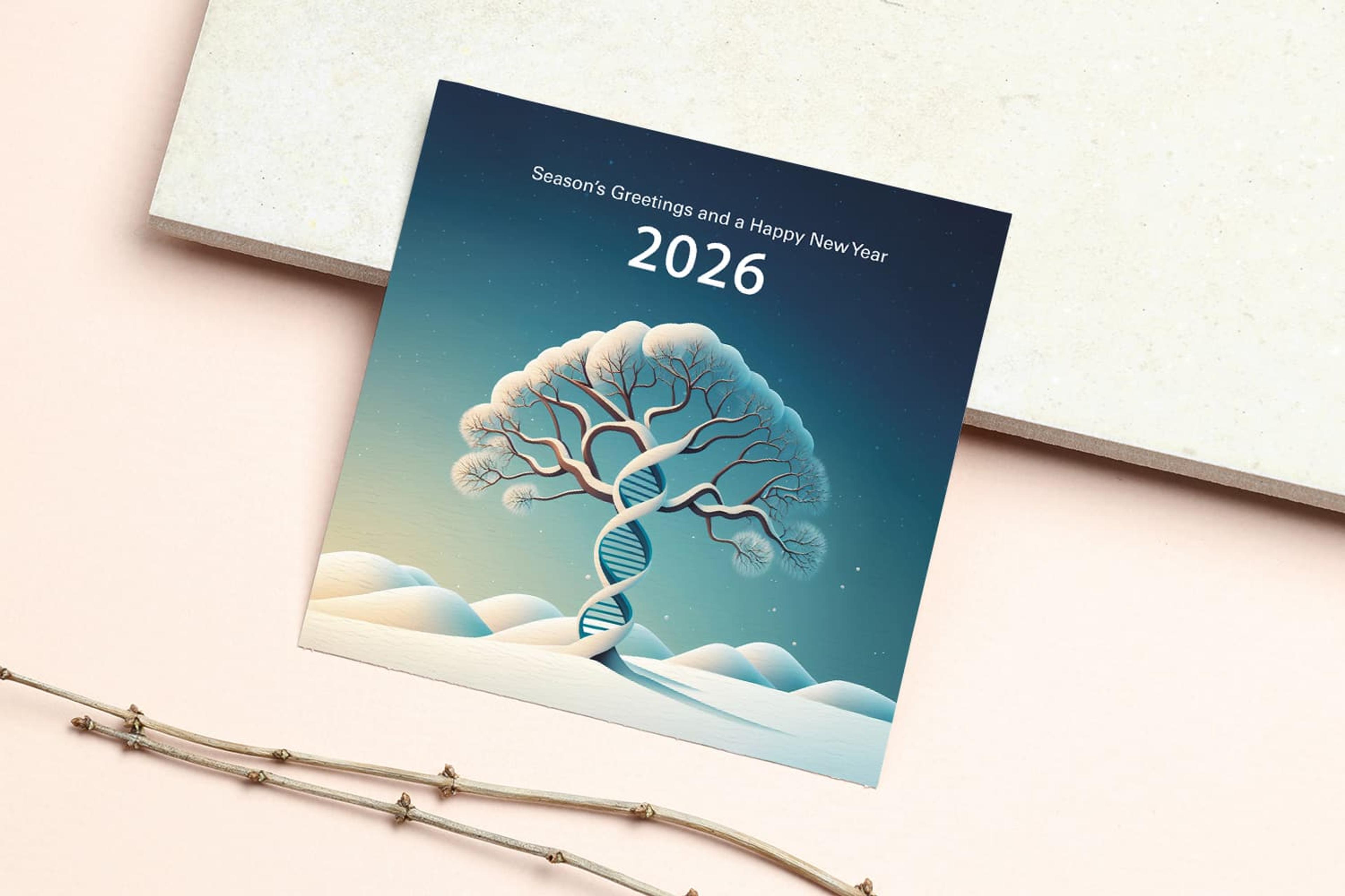 Projet carte de vœux pour Sciences de la vie / biotech