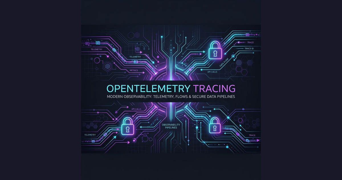 Production-Grade FastAPI Security, Observability, and Lifespan architecture illustration showing OpenTelemetry tracing, secure flows, and telemetry gates.