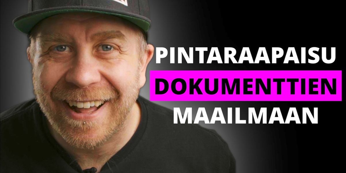 Pintaraapaisu dokumenttien maailmaan – Näin tehdään henkilödokumentti